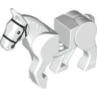 LEGO® los onderdeel Landdier in kleur Wit 10352c01pb06