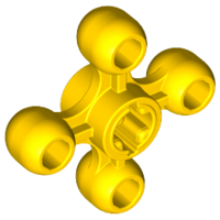 LEGO® los onderdeel Technisch in kleur Geel 32072