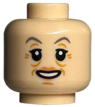 Plaatje in Gallery viewer laden, LEGO® los onderdeel Hoofd in kleur Lichte Noga 3626cpb2478