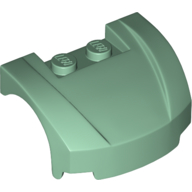LEGO® los onderdeel Spatbord in kleur Zandgroen 98835