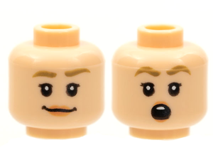 LEGO® los onderdeel Hoofd in kleur Lichte Noga 3626cpb2480