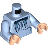 Plaatje in Gallery viewer laden, LEGO® Lijf met Motief Helder Lichtblauw 973pb3672c01
