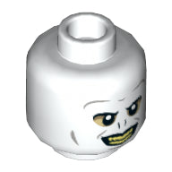 LEGO® los onderdeel Hoofd in kleur Wit 3626cpb2436