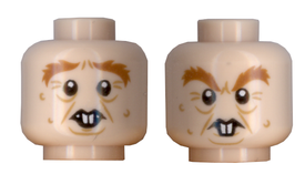 LEGO® los onderdeel Hoofd in kleur Lichte Noga 3626cpb2437