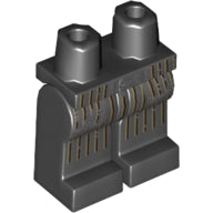 LEGO® los onderdeel Benen met Motief Zwart 970c00pb0989