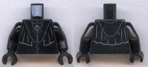 LEGO® los onderdeel Lijf met Motief Zwart 973pb3620c01