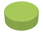LEGO® los onderdeel Tegel Rond in kleur Limoen 98138