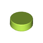 LEGO® los onderdeel Tegel Rond in kleur Limoen 98138