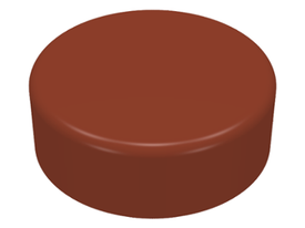 LEGO® los onderdeel Tegel Rond Roodachtig Bruin 98138