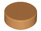LEGO® los onderdeel Tegel Rond in kleur Medium Noga 98138