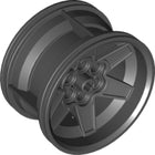 LEGO® los onderdeel Wiel in kleur Zwart 15038