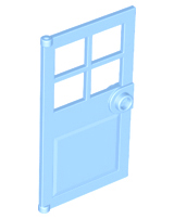LEGO® los onderdeel Deur in kleur Helder Lichtblauw 60623