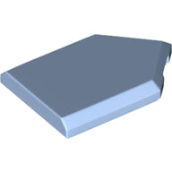 LEGO® los onderdeel Tegel Aangepast Helder Lichtblauw 22385