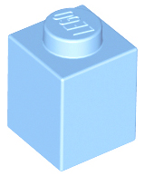 LEGO® los onderdeel Steen in kleur Helder Lichtblauw 3005
