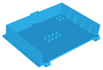 LEGO® los onderdeel Container Donker Azuurblauw 65196