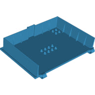 Plaatje in Gallery viewer laden, LEGO® los onderdeel Container Donker Azuurblauw 65196
