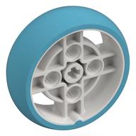 LEGO® los onderdeel Wiel in kleur Wit 65834pb01