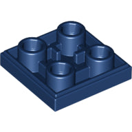 LEGO® los onderdeel Tegel Aangepast Donkerblauw 11203