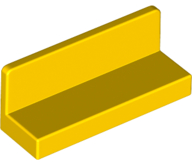 LEGO® los onderdeel Paneel in kleur Geel 23950