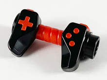 Plaatje in Gallery viewer laden, LEGO® los onderdeel Accessoire met Motief Zwart 65080pb01