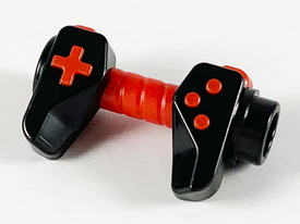 LEGO® los onderdeel Accessoire met Motief Zwart 65080pb01