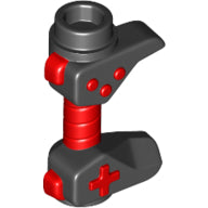Plaatje in Gallery viewer laden, LEGO® los onderdeel Accessoire met Motief Zwart 65080pb01