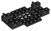 LEGO® los onderdeel Onderstel in kleur Zwart 65202
