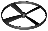 Plaatje in Gallery viewer laden, LEGO® los onderdeel Propellor in kleur Zwart 41325