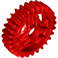 LEGO® los onderdeel Technische Tandwiel in kleur Rood 65413