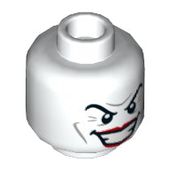 Plaatje in Gallery viewer laden, LEGO® los onderdeel Hoofd in kleur Wit 3626cpb2507