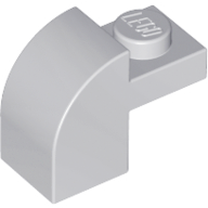 LEGO® onderdeel Dakpan Gebogen Licht Blauwachtig Grijs 6091