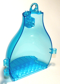 LEGO® los onderdeel Container Doorzichtig Lichtblauw 65253