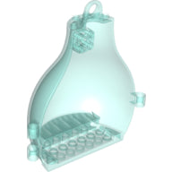 LEGO® los onderdeel Container Doorzichtig Lichtblauw 65253