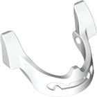 LEGO® los onderdeel Hoofddeksel Accessoire Wit 98129