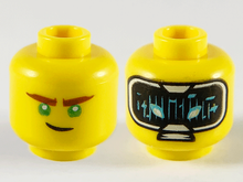 Plaatje in Gallery viewer laden, LEGO® los onderdeel Hoofd in kleur Geel 3626cpb2541