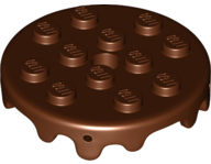 LEGO® los onderdeel Eten & Drinken Roodachtig Bruin 65702