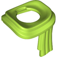 Plaatje in Gallery viewer laden, LEGO® los onderdeel Lijf Accessoire in kleur Limoen 25376