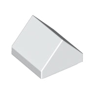 Plaatje in Gallery viewer laden, LEGO® los onderdeel Dakpan Algemeen in kleur Wit 35464