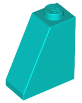 Plaatje in Gallery viewer laden, LEGO® los onderdeel Dakpan Algemeen Donker Turkoois 60481