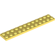 LEGO® los onderdeel Plaat Algemeen Helder Lichtgeel 2445