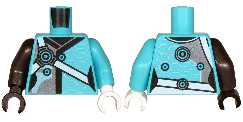 LEGO® Lijf met Motief Medium Azuurblauw 973pb3831c01