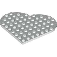 Plaatje in Gallery viewer laden, LEGO® los onderdeel Plaat Rond in kleur Wit 65486