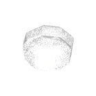 LEGO® los onderdeel Rots in kleur Satijn Wit 65092