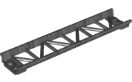 LEGO® los onderdeel Rails in kleur Parel Donkergrijs 25059