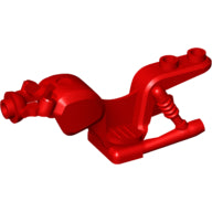 Plaatje in Gallery viewer laden, LEGO® los onderdeel Fiets &amp; Motor in kleur Rood 65521