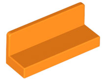 LEGO® los onderdeel Paneel in kleur Oranje 23950