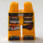 LEGO® Benen met Motief Helder Licht Oranje 970c00pb1056