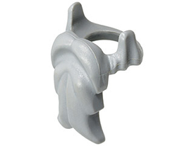 LEGO® onderdeel Lijf Accessoire Licht Blauwachtig Grijs 6132