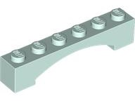 Plaatje in Gallery viewer laden, LEGO® los onderdeel Steen Boog in kleur Licht Aqua 92950