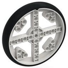LEGO® los onderdeel Wiel in kleur Wit 49295pb02